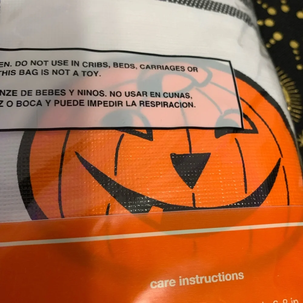Vintage Halloween Witch Kitty Cat Pumpkin Bat Tablecloth - Oblong - 52”x70” -NEW